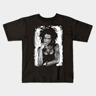 Lauryn Hill 80s 90s Vintage Kids T-Shirt